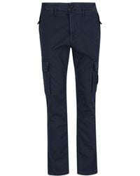 Stone Island - Logo Work Casual Pants - Lyst