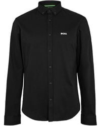 BOSS - Plain Shirt - Lyst