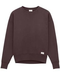 Saint Laurent - Logo Detailed Crewneck Sweatshirt - Lyst