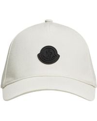 Moncler - Logo Patch Curved Peak Cap - Lyst