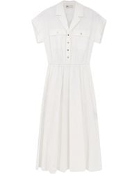 Tory Burch - Button-Front Shirt Dress - Lyst