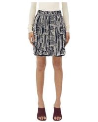 Bottega Veneta - Intrecciato Knit Mini Skirt - Lyst
