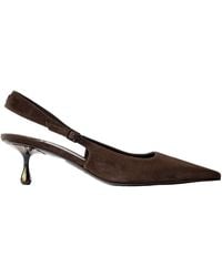 Jimmy Choo - Amel 50 Suede Slingback Pumps - Lyst
