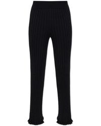 Lisa Yang - Ribbed Flared Pants - Lyst