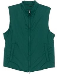 Herno - Zip Sleeveless Gilet - Lyst