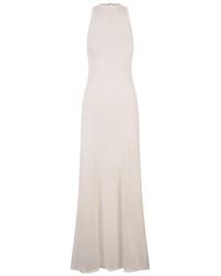 Jacquemus - La Robe Maille Sculta Semi Sheer Maxi Dress - Lyst
