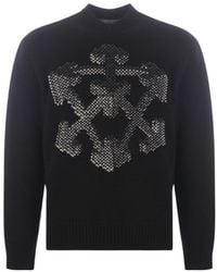 Off-White c/o Virgil Abloh - 3D Arrow-Motif Knitted Jumper - Lyst