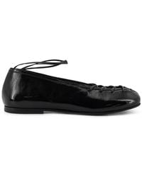 Alohas - Lace-Up Square-Toe Ballet Flats - Lyst