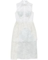 Acne Studios - Lace Corset Dress - Lyst