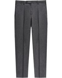 Incotex - Pressed-Pleat Wool Trousers - Lyst