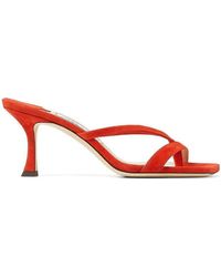 Manolo Blahnik - High-Heeled Open-Toe Sandals - Lyst