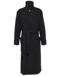 Lemaire - Double-Sided Wool Coat - Lyst