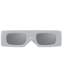 Gucci - Eyewear Rectangular Frame Sunglasses - Lyst