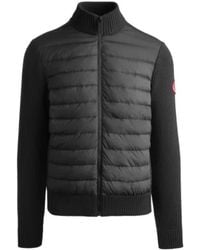 Canada Goose - Hybridge Padded Panel Knit Jacket - Lyst