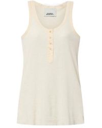 Isabel Marant - Silk T-Shirt Helma - Lyst
