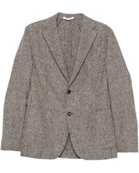 Eleventy - Houndstooth-Pattern Single-Breasted Blazer - Lyst