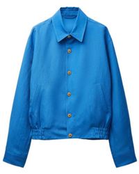 Versace - Wool-Linen Blouson - Lyst