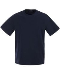 Herno - Stretched Crewneck T-Shirt - Lyst