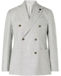 Lardini - Double-Breasted Jacket - Lyst