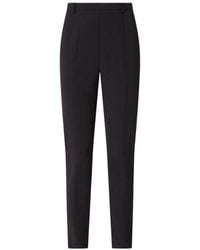 Pinko - Pressed-Crease Slim-Fit Trousers - Lyst