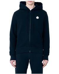 Moncler - Logo Patch Drawstring Hoodie - Lyst