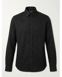 Gucci - Gg Cotton Poplin Shirt - Lyst