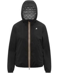 K-Way - Zip-Up Hooded Jacket - Lyst