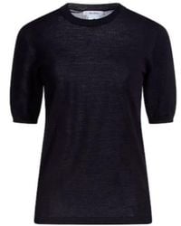 Max Mara - Short-Sleeved Knitted Sweater - Lyst