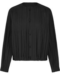 Pleats Please Issey Miyake - Smooth Coat - Lyst