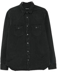 Tom Ford - Long Sleeved Buttoned Western Shirt - Lyst