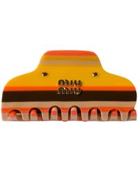 Miu Miu - Claw Clip With Logo - Lyst