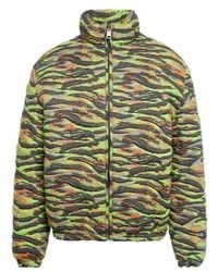 ERL - Camouflage Quilted Cotton Jacket - Lyst