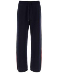 Gucci - Stitch Wool Leisure Trousers With Web - Lyst