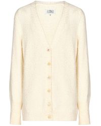 Maison Margiela - Oversized Knitted Cardigan - Lyst