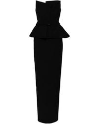 Roland Mouret - Draped Crepe Gown - Lyst
