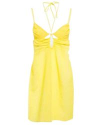 Nensi Dojaka - Cutout Halterneck Minidress - Lyst