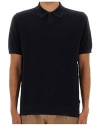 BOSS - Boss Short-Sleeved Knitted Polo Shirt - Lyst