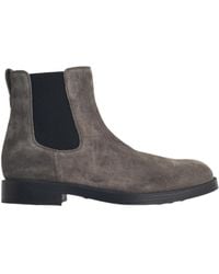 Tod's - Round Toe Chelsea Boots - Lyst