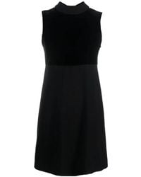 STAUD - Quant Bow-Detail Mini Dress - Lyst