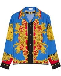 Versace - Simple Silk Shirt - Lyst