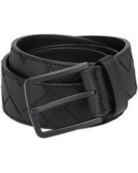 Bottega Veneta - Woven Buckled Belt - Lyst