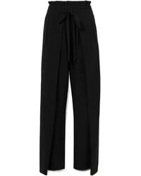 Cult Gaia - Naomi Crepe Wide-Leg Wrap Pants - Lyst