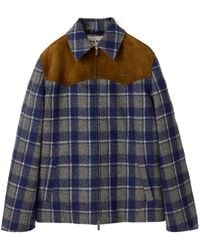 Miu Miu - Wool Check Jacket - Lyst