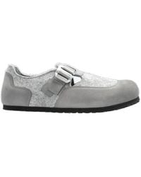 Birkenstock - London Nova Buckle-Strap Felt Loafers - Lyst