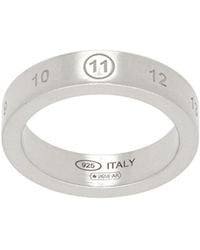 Maison Margiela - Engraved Logo Ring - Lyst