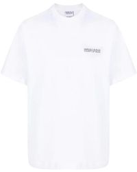Marcelo Burlon - County Of Milan Tempera Cross Crewneck T-Shirt - Lyst