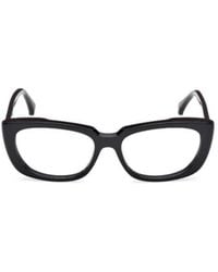 Max Mara - Rectangle Frame Glasses - Lyst