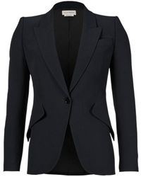 McQueen - Long-Sleeved Suit Coat - Lyst