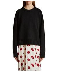 KHAITE - Long-Sleeved Crewneck Jumper - Lyst