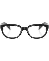 Prada - Eyewear	Round Frame Glasses - Lyst